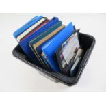 GB - black tub full of stamps in albums and stockbooks, better noted (qty) Buyer collects