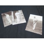 Cricket, T Haywood, E Hayes, Walter Lees   (3)