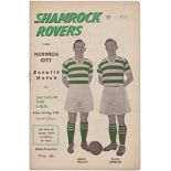 Shamrock Rovers Benefit Match for Gerry Mackey & Paddy Ambrose played at Dalymount Park, Dublin v