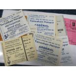 Tottenham FC selection of Tickets 1962-1973, League Cup and Cup Winners Cup Semi-Finals involving
