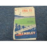 FA Cup Final 30 April 1949 Leicester City v Wolverhampton Wanderers