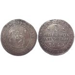 Charles I silver half-pound, struck from a Shrewsbury reverse die [see Brooker 803-804] present