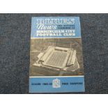 Football L/Cup Final 1st leg Birmingham v Aston Villa 23/5/1963