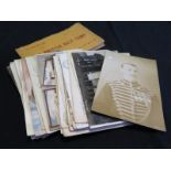 Military, mixed original selection, including postmarks, funeral, camps, R/P's, etc   (approx 47