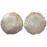 Charles I silver halfcrown, Tower Mint under Parliament [1642-1649], mm. Sun [1645-1646], Group III,