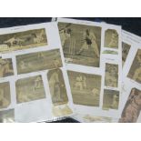 Cricket, various pages of Autographs for Middlesex 1960's, each page a collage of Players and Team