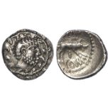 Ancient British Celtic silver unit of the Atrebates and Regni, Eppillus c.50B.C. - c.50 A.D.,