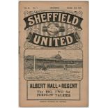 Sheffield Utd v Liverpool 31/10/1931 (not from a bound volume)