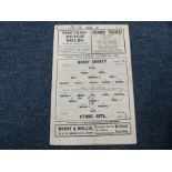 Derby County v Stoke City 8/9/1934