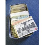 Foreign, shoebox containing original mixed selection   (approx 700 cards)