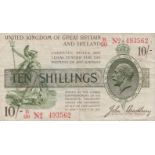 Bradbury Ten Shillings T20 "B29" GF