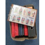 Cigarette Card odds and part sets housed in various binders, plus cards stuck in albums (qty) Two