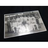 Cricket, Folkestone Cricket Festival 1927, mixed team & Mayor of Folkestone, R/P   (1)