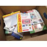 Banana box packed with 2nd hand Stamp Reference Books, useful noted (qty) Buyer collects No Reserve