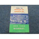 FA Cup Final Programme & Ticket for 5th May 1956 Birmingham v Manchester City (2)