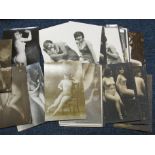Nudes/Erotica, very nice collection (NOT FOR THOSE OF A SENSITIVE DISPOSITION)   (approx 62 cards)