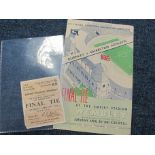 FA Cup Final Programme & Ticket for 26th April 1947 Burnley v Charlton (2)