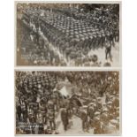 Portsmouth, parades, etc with regard to the funeral of King Edward VII, R/P's by Cribb & Silk   (6)