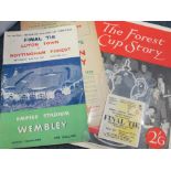 FA Cup Final package for 1959 Final Notts Forest v Luton, includes Programme, Ticket, British Rail 8