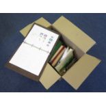GB - large heavy box full of material in albums, stockbooks, etc Mint & fine used (Qty) Buyer