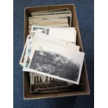 Foreign mainly Europe range in shoebox, many hundreds, mostly topos (qty)