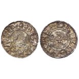 Aethelred II silver penny, Last Small Cross Issue with additional crosses in quarters of reverse,