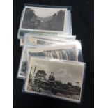 Rhodesia - a small selection of postcards in plastic sleeves. These include a Victoria Falls