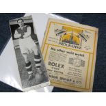 Norwich v West Ham F/L Div 2, 11th March 1939