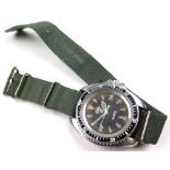 CWC military stainless steel divers watch (vendor states boat squadron but comes with no