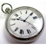 An early 20th Century Navy Deck / Pocket watch by H. Golay & Son Ltd London, the white enamel dial