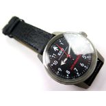 EOD (Explosive Ordnance Disposal) military wristwatch. Anti-magnetic Non-glare black dome crystal.