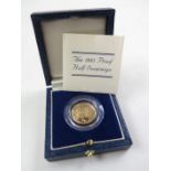 Half Sovereign Proof FDC boxed as issued
