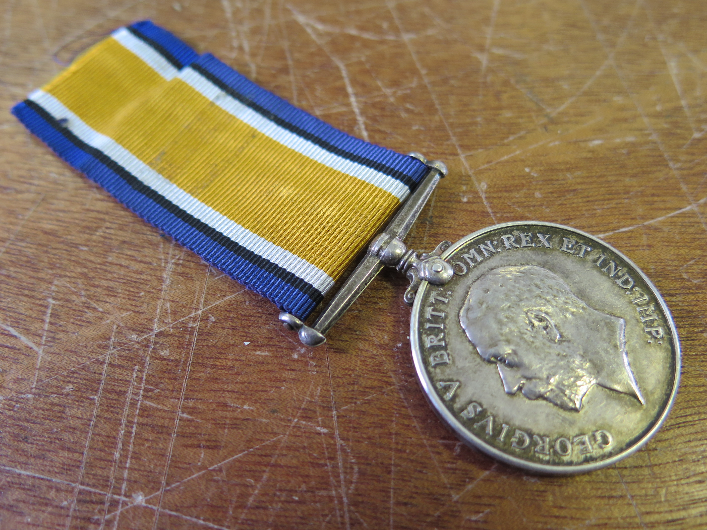 British War Medal to 31634 Pte William Ayres, 1st Battalion Duke of Cornwall's Light Infantry.