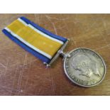 British War Medal to 31634 Pte William Ayres, 1st Battalion Duke of Cornwall's Light Infantry.