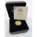 Australia HRH Princess Charlotte 1/4 oz Gold Proof $25 2015 aFDC cased with cert (Perth mint)