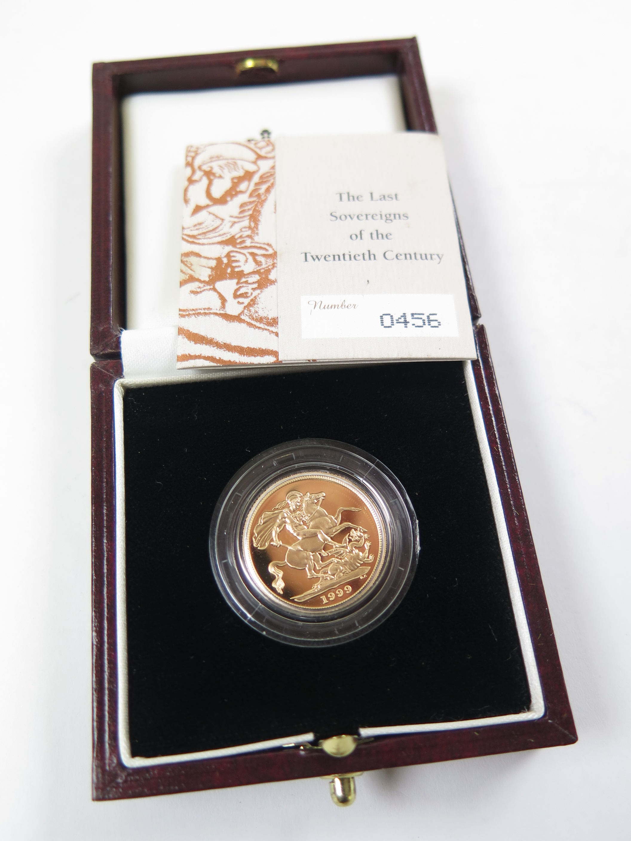 Sovereign 1999 Proof FDC boxed as issued