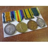 BWM and Victory Medal, Territorial War Medal and Territorial Efficiency Medal to 274/307050 Bdr