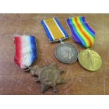 1915 Star Trio to Lt Claude Meeson 114th Coy Machine Gun Corps. Commissioned 26th September 1916.