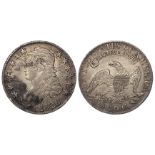 USA Half Dollar 1826 VF, dark patch obv.