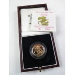 Sovereign 1993 Proof FDC boxed as issued