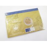 Half Sovereign 2002 BU in the "Royal Mint" card