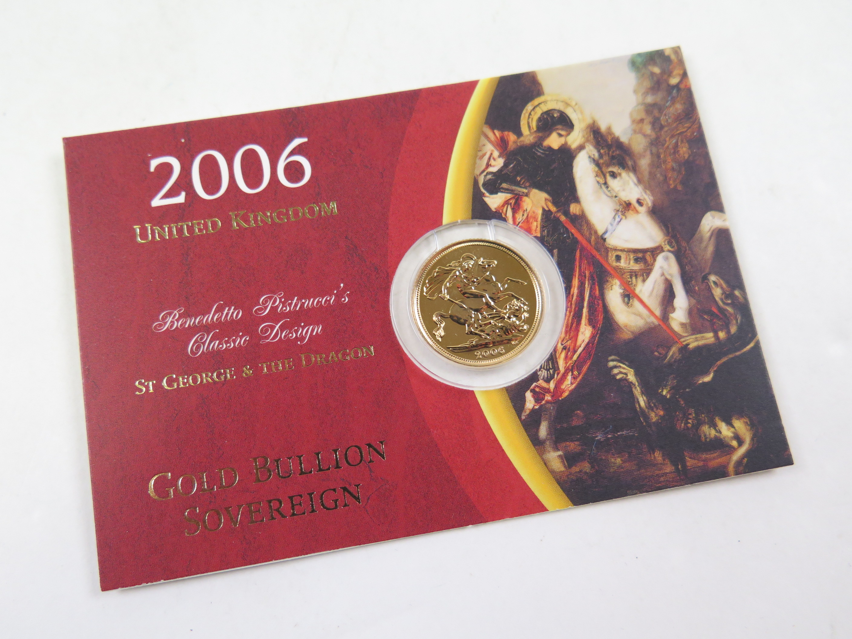 Sovereign 2006 BU in the "Royal Mint" packaging