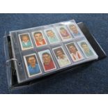 Album containing 9 complete cards of Cricket or Football interest, sets are Kane Products - 1956