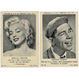 A & BC Gum, Film & TV Stars, no.3 series (97-144) complete set in plastic pages, mainly G or