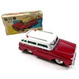 Chinese Travelling Car toy 'friction with siren', made in China, in original box