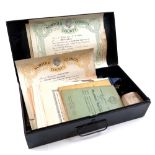 World War II Wardens Kit (Norfolk), including numerous procedure booklets and documents, wardens