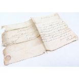 Admiral Duckworth. Handwritten letter to Captain Hawker, dated 10th May 1804, with interesting