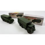 Dinky. Two Boxed Dinky Supertoys, comprising 622 10-Ton Army Truck & 689 Medium Artillery Tractor