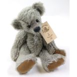 Old Bexley Bears by Rosita Lynn "Tickle" teddy bear, limited edition one of four, light green mohair