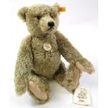 Steiff - Handmade Mohair Teddy Bear - "1920 Classic Teddy Bear". With Steiff Golden Stud In Ear,